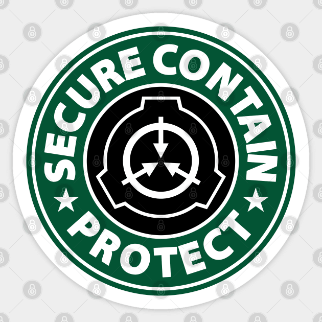 SCP Coffee Sticker by CCDesign